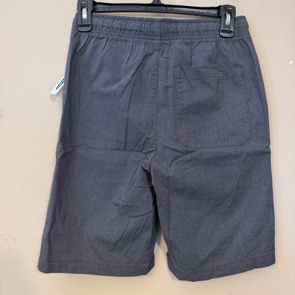 Old Navy Shorts Boys XL 14-16 Gray Casual Elastic‎ Waist Drawstring Cotton NEW